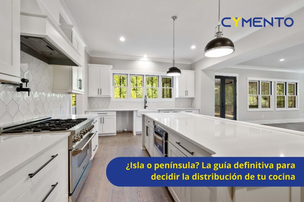 ¿Isla o península La guía definitiva para decidir la distribución de tu cocina
